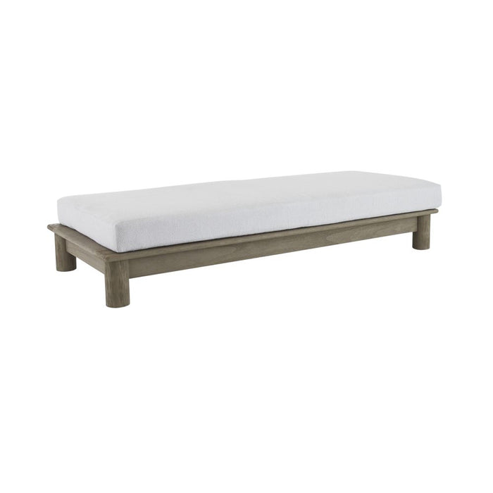 Caldwell 78" Performance Bouclé Outdoor Bench