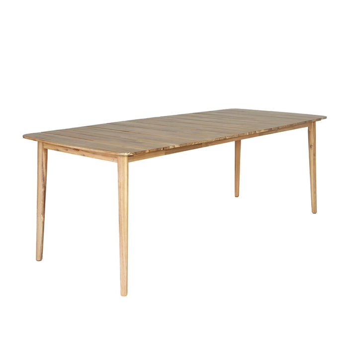 Ellie 85" Outdoor Acacia Dining Table