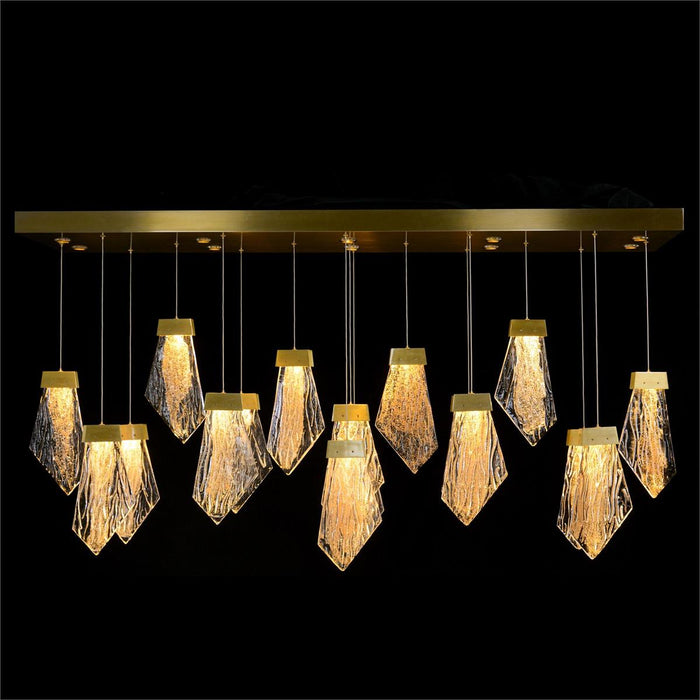 Glam Twenty-Seven-Light Horizontal Chandelier