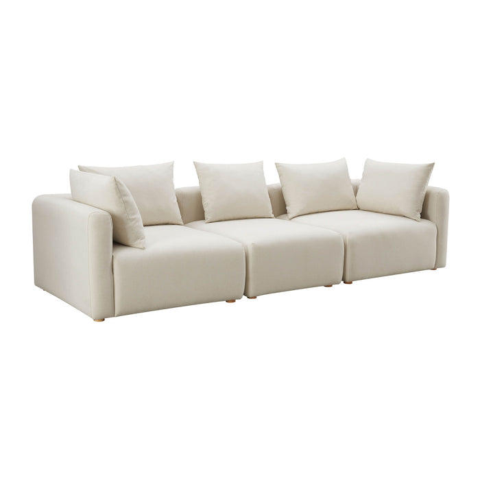 Karsyn Cream Linen Sofa