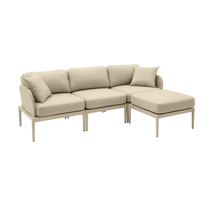 Ira Taupe Modular Outdoor Sectional