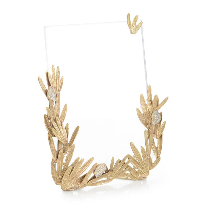Whimsical PHOTO FRAME, Brass
