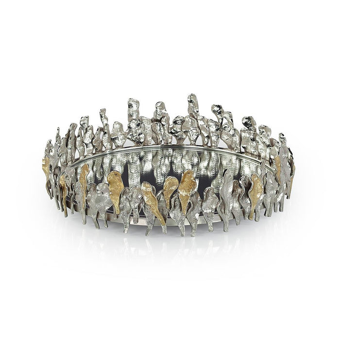 Crown Gold and Silver Tray