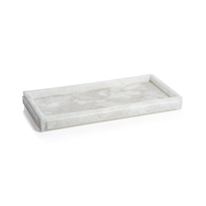 Côte d'Azur Alabaster Vanity Tray 14 in - Set of 2