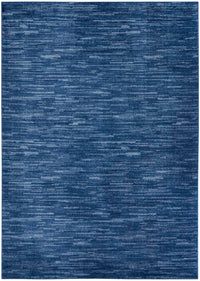Ainslee Indoor/Outdoor Navy Blue Area Rug - Elegance Collection