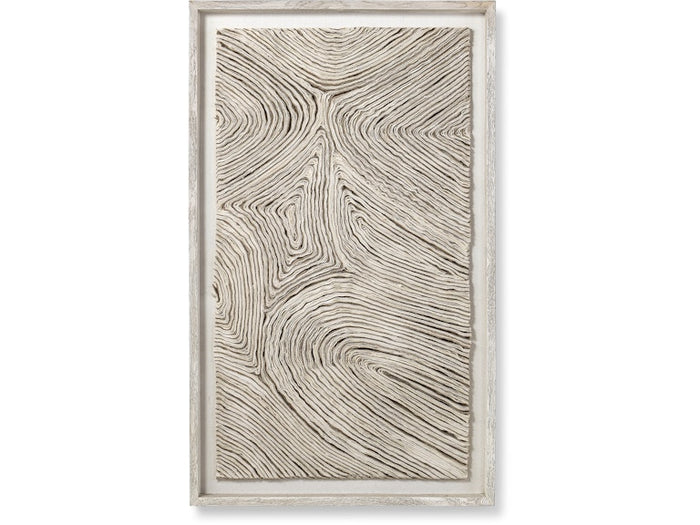 Harlowe White Wall Decor Rectangular