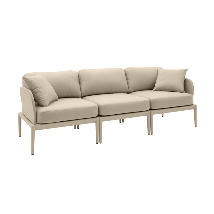 Ira Taupe Modular Outdoor Sofa