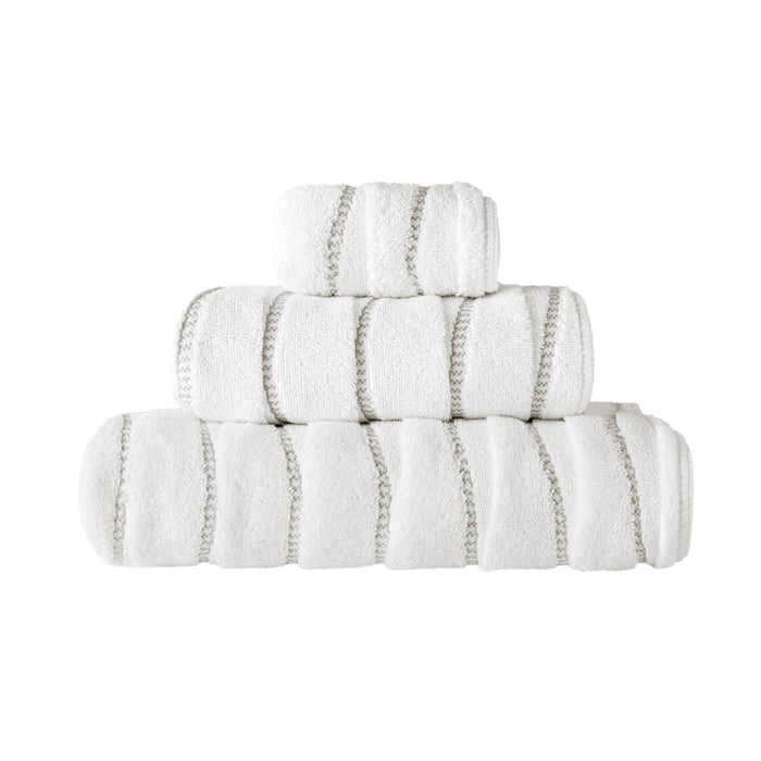 Opera White Luxury Bath Towels