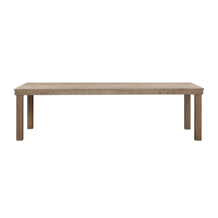 Essie Natural Outdoor 108" Rectangular Dining Table