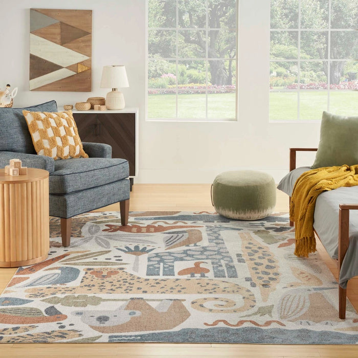 Safari Neutral Area Rug
