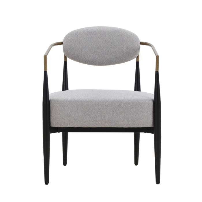 Carnaby Modern Grey, & Gold Dining Chair