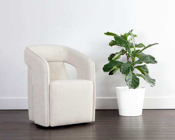 Kendrick Wheeled Dining Armchair (Set of 6)
