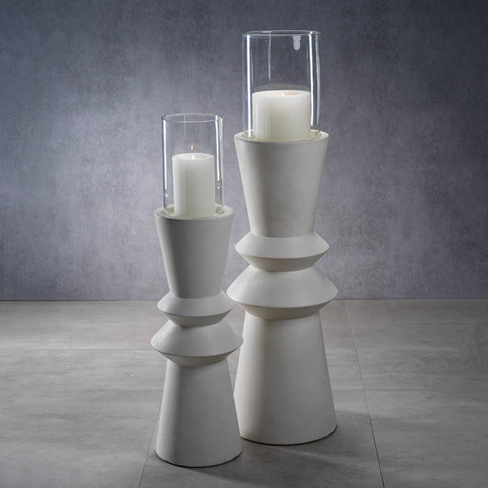 White Bay Pillar Hurricane (2 Sizes Available)