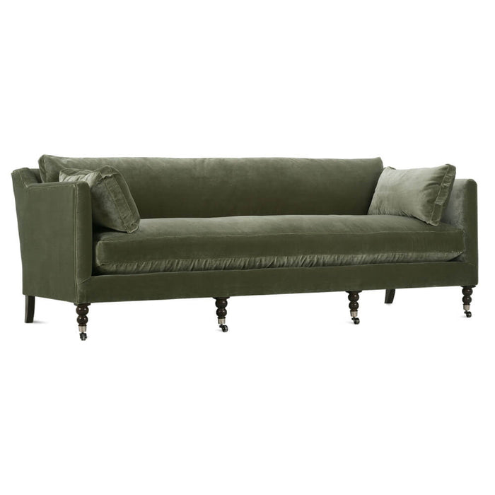 Blaise 90" Sage Velvet Cloud Sofa