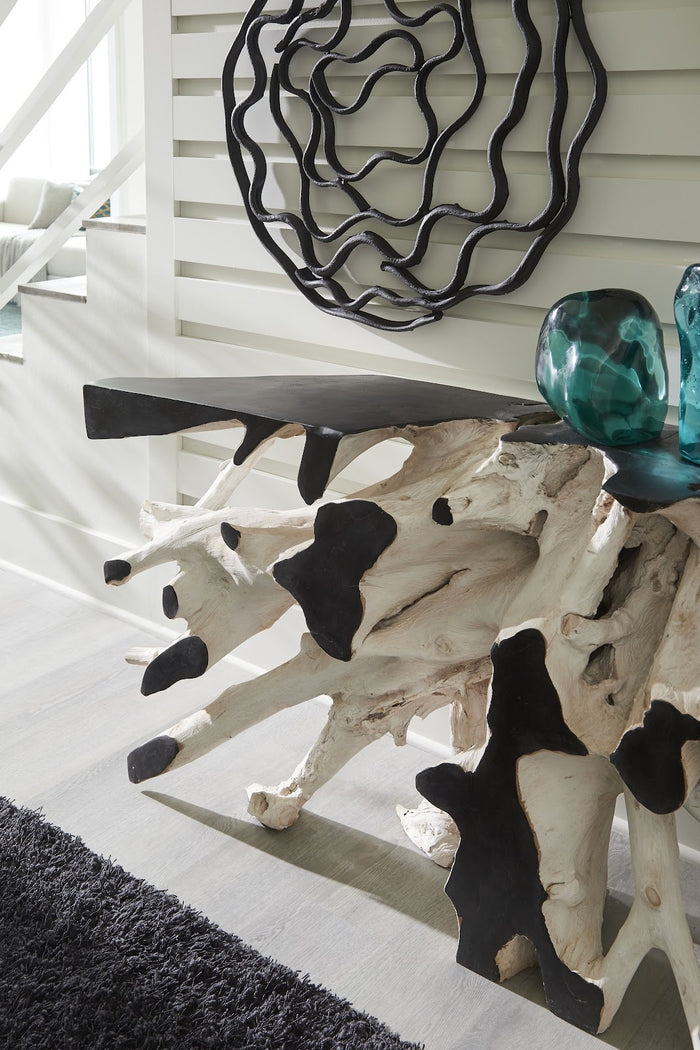 Vines Pattern Black Wall Art