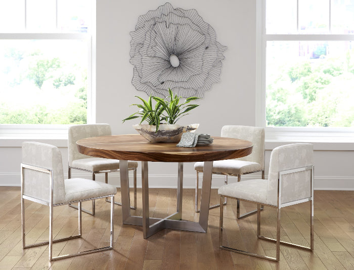 Poppy Antique Silver Flower Art