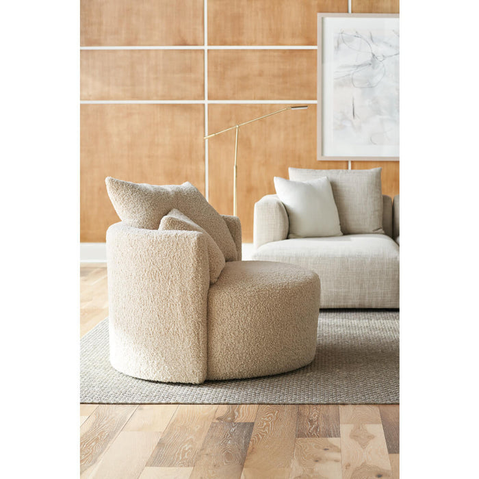 Jaxtyn Boucle Swivel Accent Chair