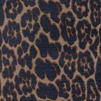 Leopard Superior Quality Luxurious Blue Pillow