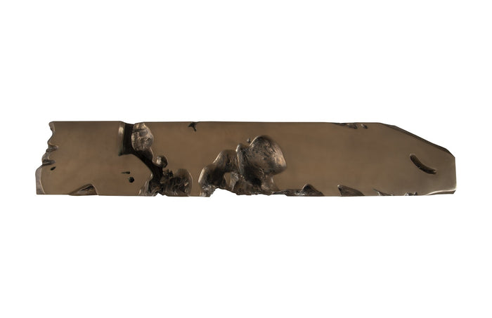 Wyn 80" Polished Bronze Console Table