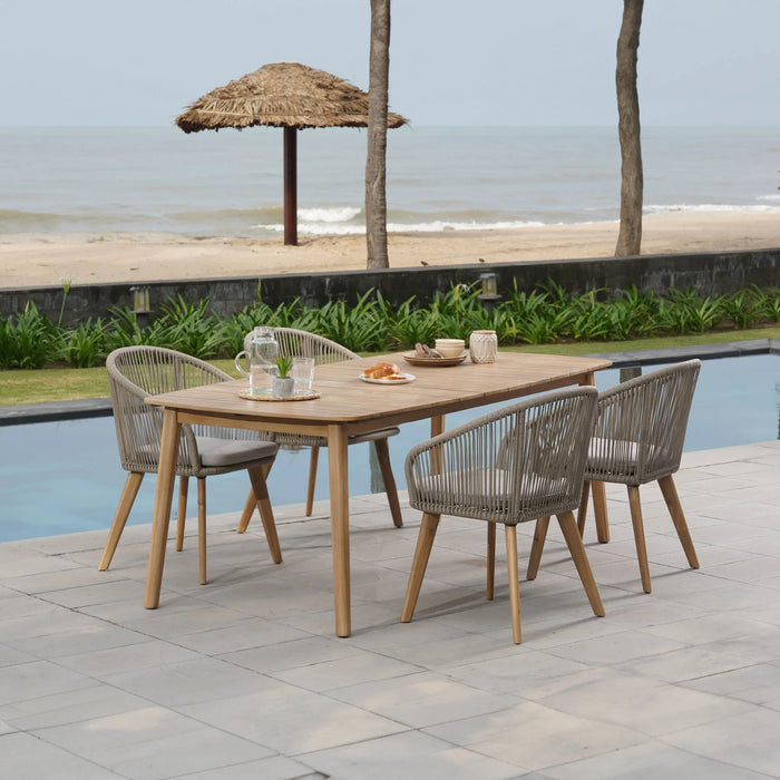 Ellie Outdoor Acacia Dining Table