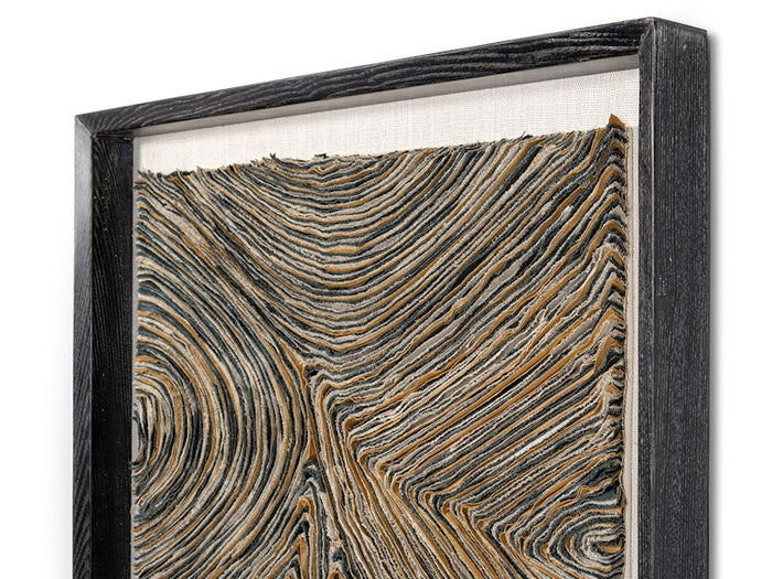 Harlowe 41" Dark Wall Decor Square