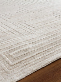 Cleo Modern Beige Geometric Patterned Area Rug - Elegance Collection