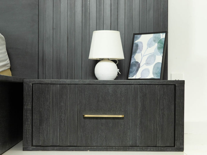Sedona Contemporary Dark Grey Nightstand