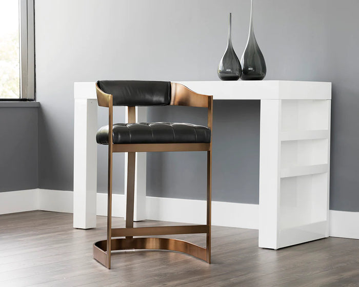 Beaumont Black & Gold Counter Stool (Set of 4)