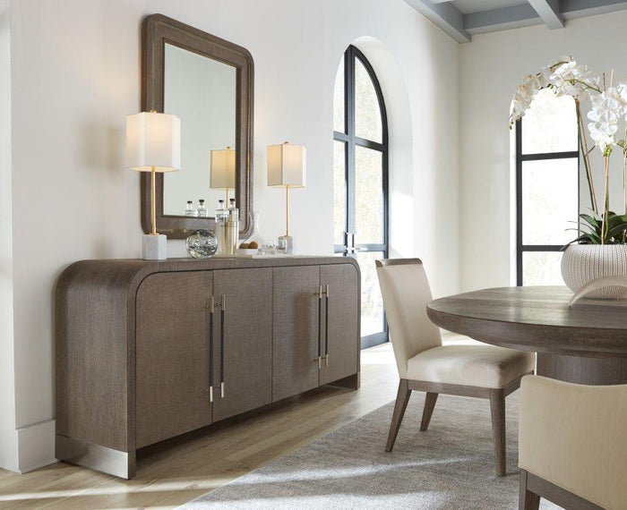 Reyeh 80" Dark Wood Modern Buffet