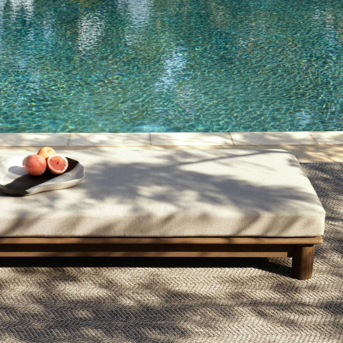 Caldwell 78" Performance Bouclé Outdoor Bench