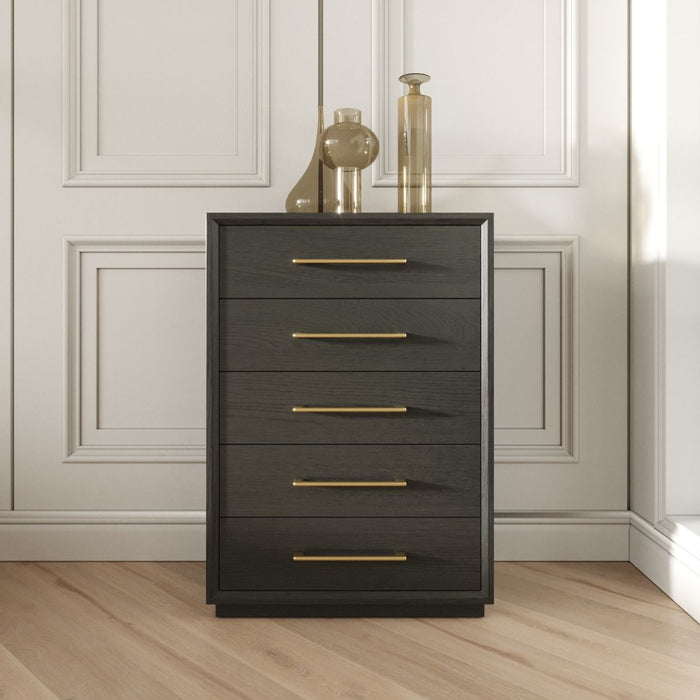 Pentra Contemporary Grey and Gold Chest
