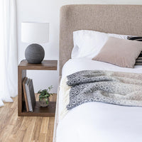 Eli Dark Oak Wood End Table