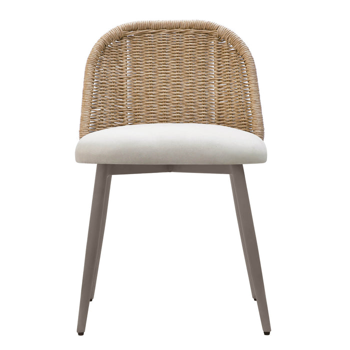 Celine Cream Outdoor Dining Chair