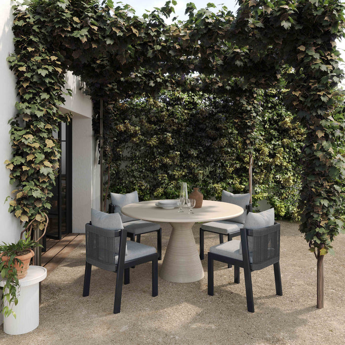 Anar Grey Outdoor Dining Chair