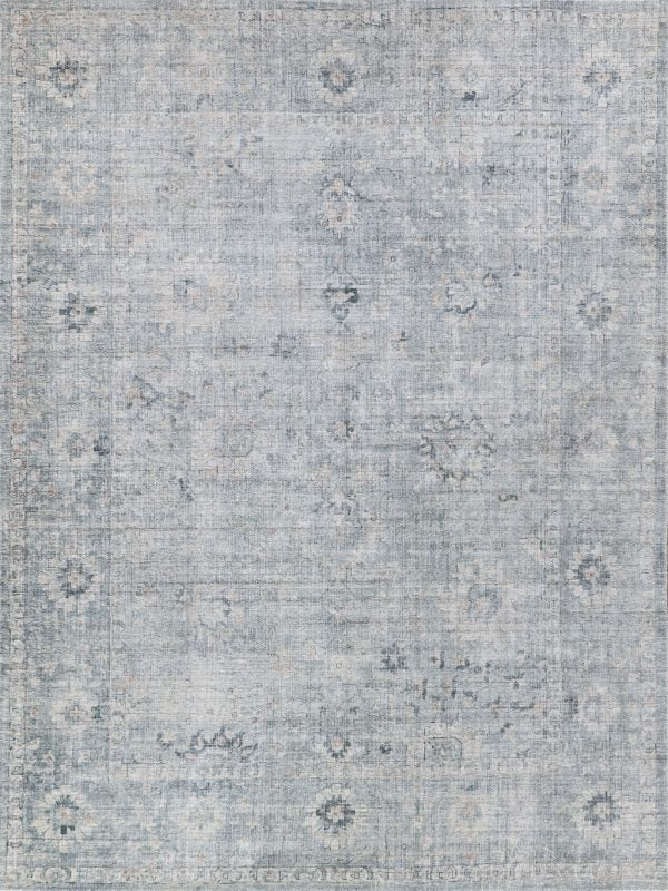 Timeless Hand Loomed Blue Area Rug - Elegance Collection
