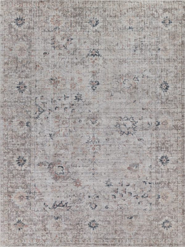 Timeless Hand Loomed Silver/Blue Area Rug - Elegance Collection