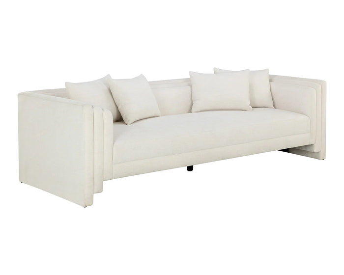 Kira 96" Ivory Performance Fabric Sofa