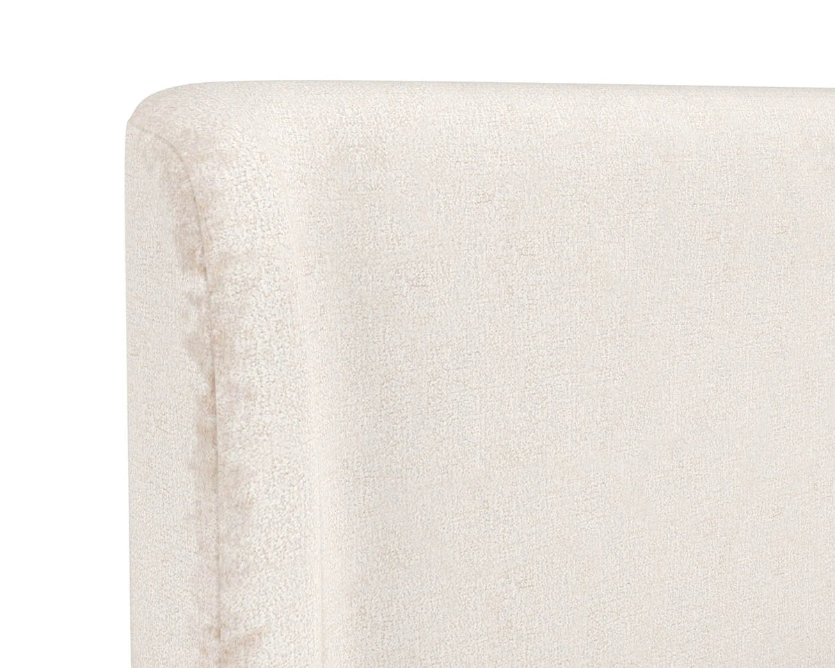 Tierra Taupe Chenille & Gold Bed