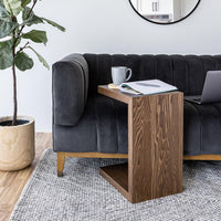 Eli Dark Oak Wood End Table