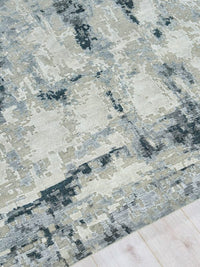 Ella Modern Grey/Charcoal Luxury Area Rug - Elegance Collection