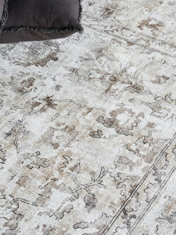 Maralago Beige/Brown Area Rug - Elegance Collection