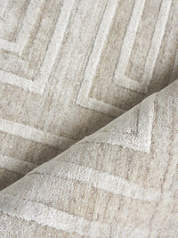 Cleo Modern Beige Geometric Patterned Area Rug - Elegance Collection