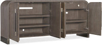 Reyeh 80" Dark Wood Modern Buffet