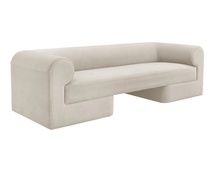 Ionic 97.75" Taupe Sofa
