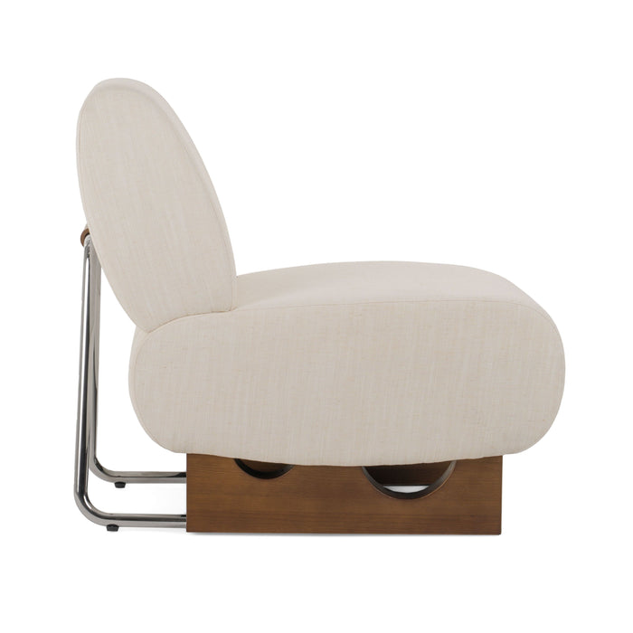 Simpson Modern Off White Accent Chair