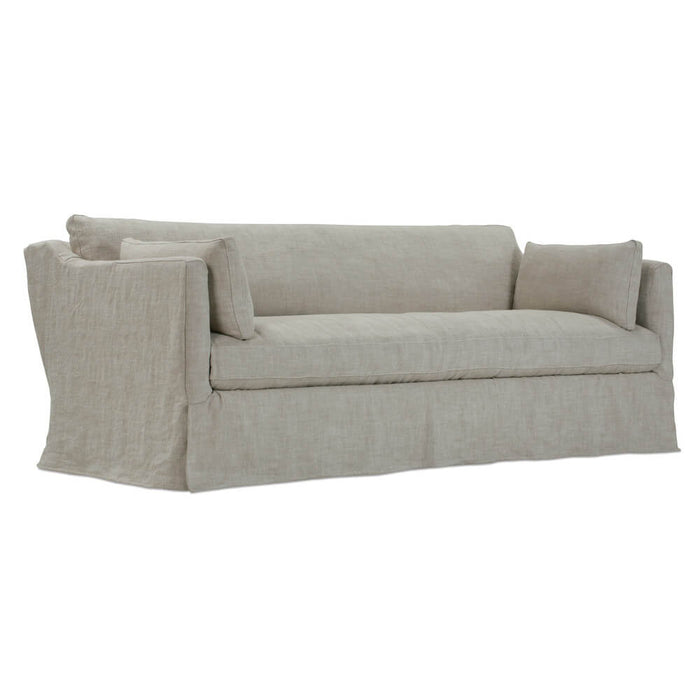 Blaise 90" Natural Slipcovered Cloud Sofa