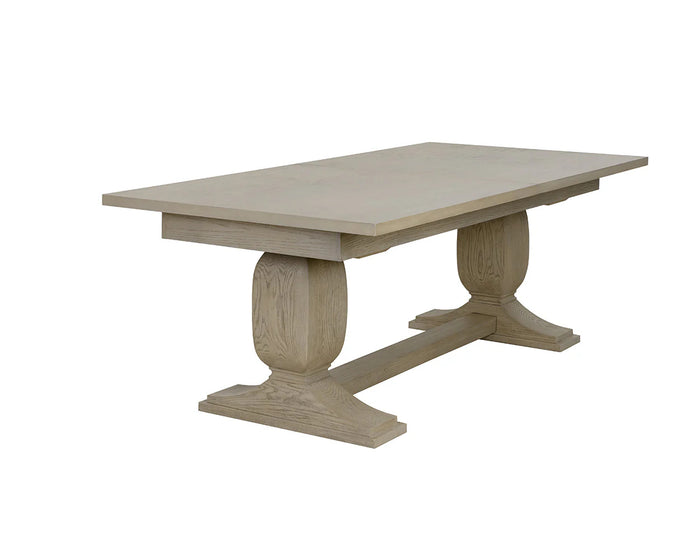 Rhaenyra 86" to 120" Beige Oak Extension Dining Table