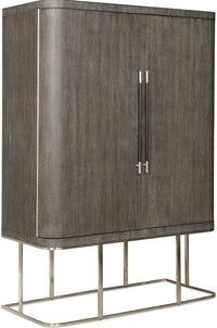 Reyeh Modern Bedroom Wardrobe - Dark Wood