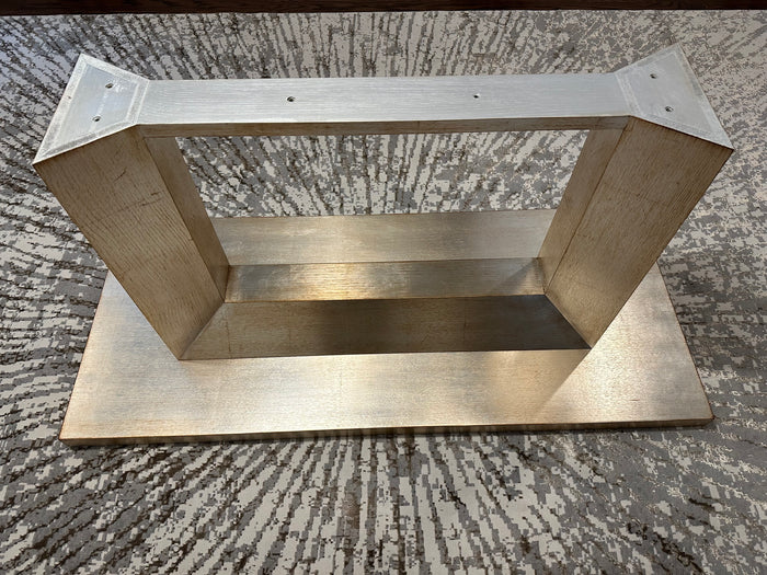 Catherine Custom Side Table - Champage Pedestal/Base