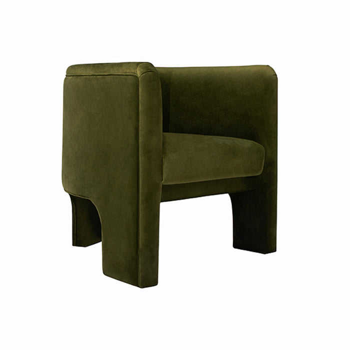 Georgina Velvet Olive Accent Chair
